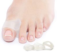 NatraCure Gel Toe Separators (w/Loop) Variety 6 Pack - (Size: 2 Small, 2 Medium, 2 Large) - Toe Spacers