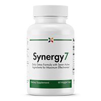 Stop Aging Now - Synergy7 Daily Detox with Glutathione - Daily Detox Formula with Seven Active Ingredients for Maximum Effectiveness - 60 Veggie Caps