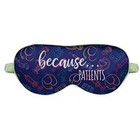 Bad Bananas - Because Patients - Gifts for Physician Assistants, Medical Assistants, Psychologists, Nurse Practitioners - Silk Satin Sleep Mask (Travel Eye Mask)
