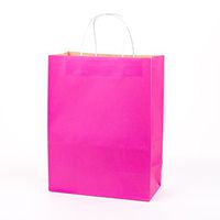 Hallmark 13" Large Paper Gift Bag - Pink Kraft Bag for Mothers Day, Birthdays, Weddings, Bridal Showers, Baby Showers, Sweetest Day or Any Occasion