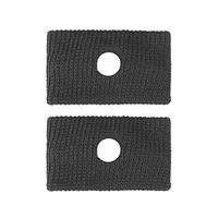 general3 2Pcs Travel Profession Supply Motion Sickness Wrist Band Anti Nausea Anti Corona Wristband for Car Sea Plane Boat (Black)