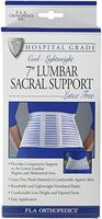 FLA 7" Cool/Lightweight Lumbar Sacral Support - X-Large