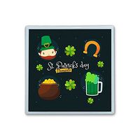 Contact Lens Box Holder Container Case Storage Eyecare Kit -Creative St Patrick's Day