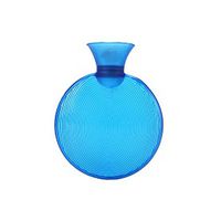 Warm Simple 0.75 L Hot Water Bottle Safe Water-Filled, Hot Water Bottle (Round, Blue)