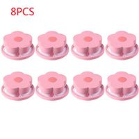 Lissom Reusable Washing Machine Floating Lint Mesh Bag Hair Filter Net Pouch, Washer Hair Catcher, Dog Cat Pet Fur Remover Hair Catcher 8 Pieces