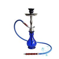 Factory Direct Sale Modern Design Two Hoses Glass Hookah Shisha nargila