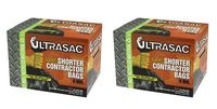 Aluf Plastics AX-AY-ABHI-57150 891454 Ultrasac Heavy Duty Professional Quality Short Contractor Trash Bag, 33 Gallon Capacity, 39 Length x 32 Width x 3 mil Thick, Black (Case of 50) (2)