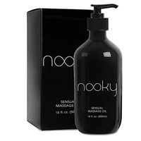 Nooky Massage Oil with 100% Premium Natural Ingredients. Relaxing Essential and Sweet Almond Oils for Massaging 16 Ounces