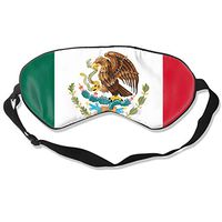 Mexican Flag Sleep Eyes Masks Sleeping Blindfold Eye Shade Cover for Travelling, Night Noon Nap, Mediation Or Yoga