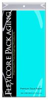 Flexicore Packaging Aqua Gift Wrap Tissue Paper XL | Size: 20 Inch X 30 Inch | Count: 48 Sheets | Color: Azure