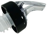 AmeriPour - Measured Pourer - Liquor Bottle Pourers - Collared - (3pk) Made 100% In The USA. Bar Spouts That Don't Leak - No Cracks, Just A Perfect Cocktail Pour Everytime. Great for Wine Too! (.75)