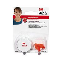 3M 90585-00000T Tri-Flange Reusable Earplugs, 1-Pair
