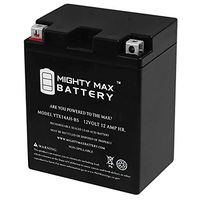 Mighty Max Battery YTX14AH-BS 12V 12Ah Battery Replaces Piaggio Vespa 250 GTS250 2010 Brand Product