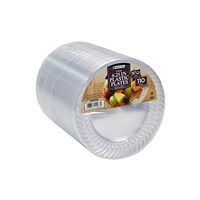 Members Mark Clear Plastic Plates, 6.25 Inch, 5Pack of 110 ct