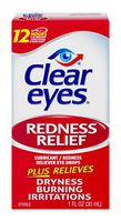 Clear Eyes Redness Relief Eye Drops | Relieves Drying, Burning & Irritations | 1 Ounce | Pack of 3