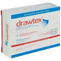 Drawtex Hydroconductive Dressing with Levafiber, 4" X 4"