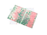 Cut Cello Medium Rectangles Cellophane for Making Henna Cones - Pink Flowers