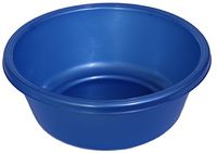 YBM HOME Round Plastic Wash Basin 1151 (1, Blue)