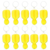 Liveday 10pcs Baby Pacifier Sponge Brushes Soft 360 Degree Nipple Cleaner