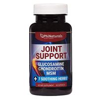 Extra Strength Natural Joint Support – [60 Capsules] with Glucosamine Chondroitin Sulfate MSM & Turmeric – for Pain Relief Flexibility Shoulder Knee Bones | Arthritis, Aches & Pains – Made in USA