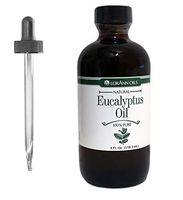 LorAnn Eucalyptus Oil (100% Pure Food Grade Essential Oil), 4 ounce bottle - Includes a threaded Glass Dropper