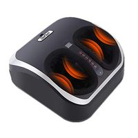 Foot Massager Shiatsu, Electric Foot Massager Machine with Deep-Kneading, Rolling and Air Compression, Built-in Heat Function for Home & Office