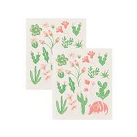 Now Designs Compostable Swedish Dishcloths, Armadillos - 6.5 x 8 in | Set of 2
