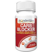 WonderSlim Phase 2 White Kidney Bean Extract for Women & Men - Supports Digestion and Reduces Starch Absorption, Keto Friendly, Non-GMO - 60 Capsules
