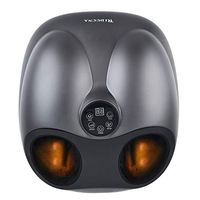 Shiatsu Foot Massager Machine with Heat - Electric Feet Massage with Deep Kneading, Rolling, and Air Compression for Foot Care and Stress Relief - Home and Office Use