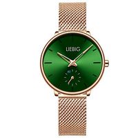 NMSLA Quartz Watch, Waterproof Fashion Ladies Watch Casual Wild Ultra-Thin Durable Stainless Steel Strap
