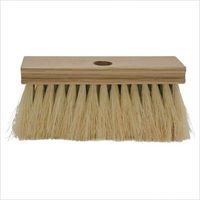 Roofers Brushes - white tampico w/taperedhandle hole [Set of 12]