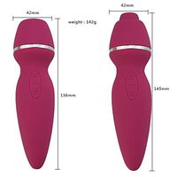 STZDQ G spot Toy，USB Charging, 10 Frequency, Ladies' Favorite Gift (Color : Red)