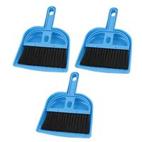 uxcell® PC Desk Computer Keyboard Duster Cleaning Cleaner Brush 3 Pcs Blue