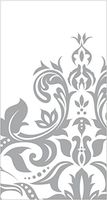 Creative Converting 16 Count Anniversary 3-Ply Guest Napkins, Silver