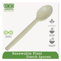 Eco-Products EPS003PK Plant Starch Spoon - 7-Inch, 50/PK