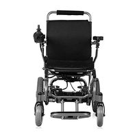 Electric Wheelchair, Safe Lithium Battery Electric Wheelchair, Foldable and Lightweight, 360° Joystick All Terrain Folding Wheelchair Electric Dual Motor Power Chair for All Ages