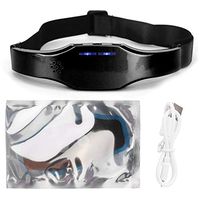 Eye Massager, Head Massage Device Wireless Intelligent Migraine for Pressure Relief Sleep Insomnia(Black)