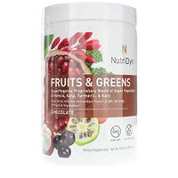 Dynamic Fruits & Greens Chocolate Flavor *Certified Organic* w/ Acai, Gogi, Mangosteen, Noni & Pomegranate Super Fruits 300 Grams (Chocolate) by Nutri-Dyn