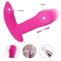Sekswj 100% High Quality Heating Invisible Remote Women Vibration Massage Wand 10 Frequency Modes Massger Adult Pleasing Device Thrusting Rotating Stick Toys Discreet Package