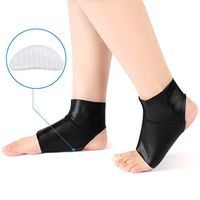 Arch Support Brace with Ankle Protector, Compression Flat Foot Socks Lycra Cloth with Gel Inserts, Orthotic Insole Cushion for Women and Men, Plantar Fasciitis, Heel, Ankle or Arch Pain Relief 1 Pair