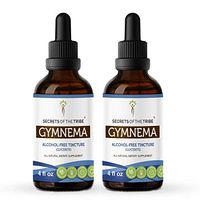 Gymnema Alcohol-Free Liquid Extract, Organic Gymnema (Gymnema Sylvestre) Dried Leaf Tincture Supplement (2x4 FL OZ)