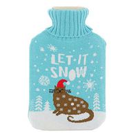 Warm Cute Hot-Water Bottle Water Bag Water Injection Handwarmer Pocket Cozy Comfort,J