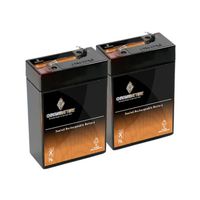 6V 4.5AH SLA Battery Replaces elb06042 es4-6 ps-640 gp640-2PK