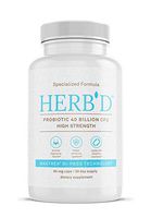 PROBIOTICS for Women and Men LACTOBACILLUS Gut Health PREBIOTICS and PROBIOTICS Supplements 40 Billion CFU HIGH Strength Formula with MATREK Technology Superior PROBIOTIC Specialized Formula HERB’D