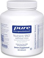 Pure Encapsulations - Nutrient 950 Without Iron - Hypoallergenic Multi-Vitamin/Mineral Formula for Optimal Health - 180 Capsules