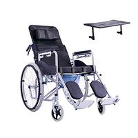Wheelchairs for Adults Wheelchair, Steel Wheelchair, Foldable, Durable, can be Used for The Elderly, Disabled,Small Dining Table (Size : Mesh Cloth)