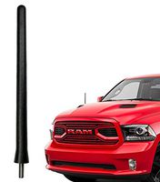 AntennaMastsRus - The Original 6 3/4 Inch is Compatible with Dodge Ram Truck 1500 (2009-2019) - Car Wash Proof Short Rubber Antenna - Internal Copper Coil - Premium Reception - German Engineered