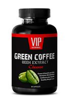 Pure Green Coffee Cleanse - Natural Green Coffee Beans Extract for Weight Loss (1 Bottle 60 Capsules)