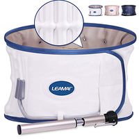 LEAMAI-Decompression Back Belt, Bold Air Column Stronger Support for Your Back, Relief Back Pain - (Type I,White,Size L(32"-47"))