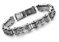 Aegean Jewelry Titanium Stainless Steel Men's Fashion Magnetic Bracelet, Anti-fatigue and Pain-relief, with a Gift Box and a FREE Small Gift